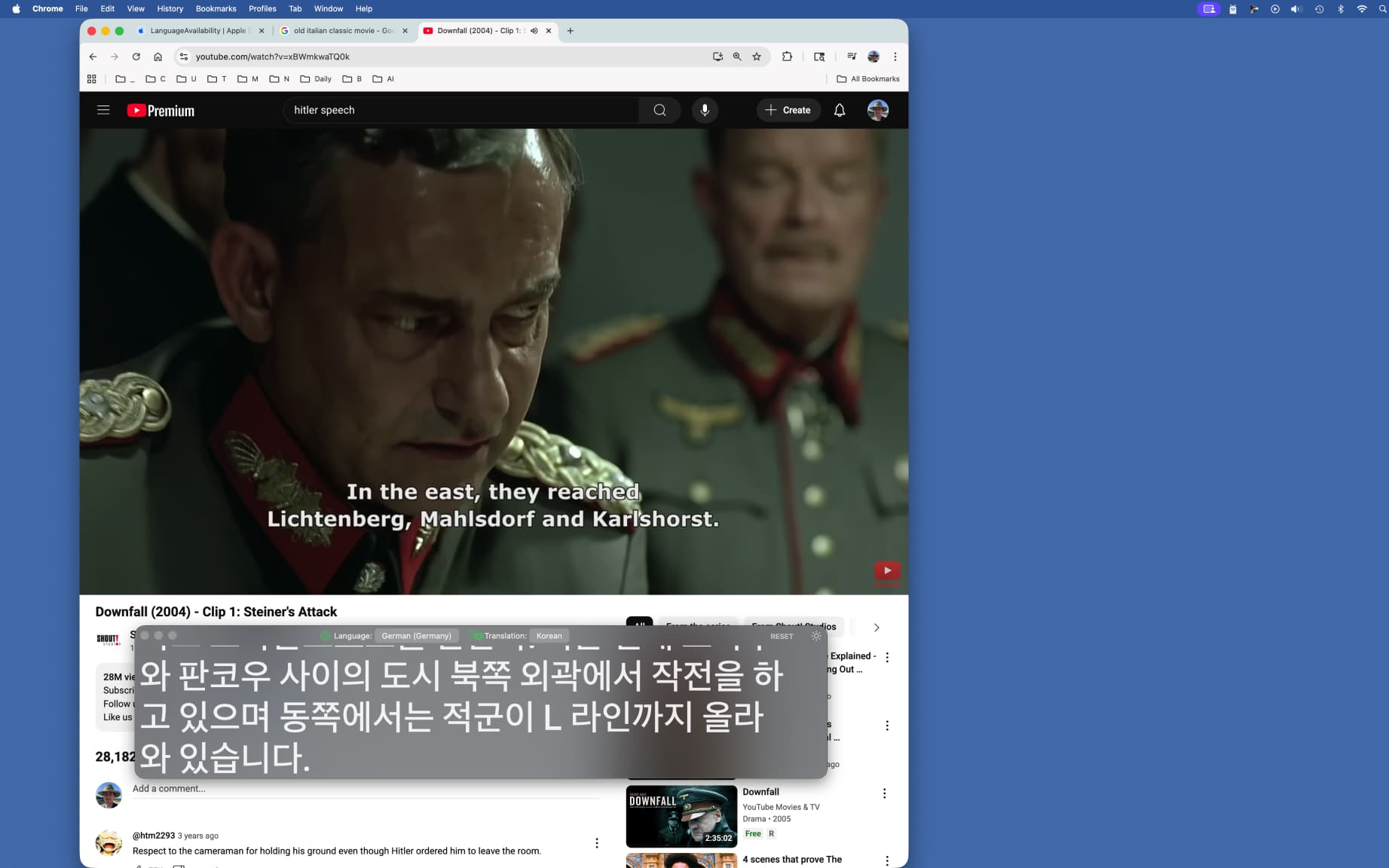 LiveSubtitle Window Mode Interface